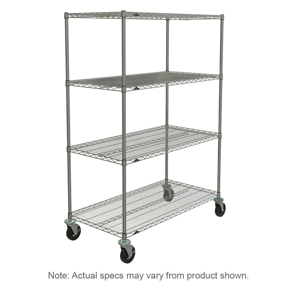 Metro Wire Super Erecta Shelving - 4-Shelf Mobile Units