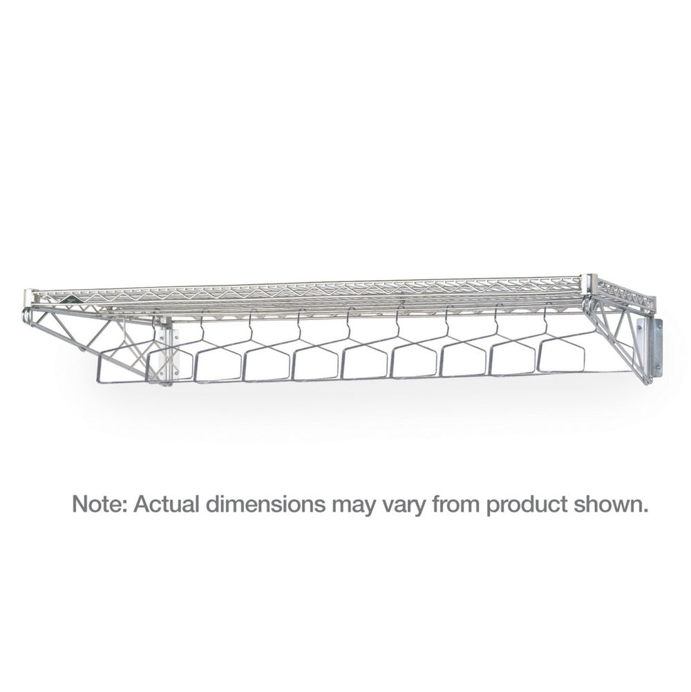 Stainless Steel Wall Mount Garment Rack