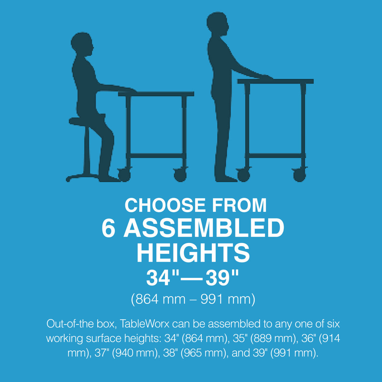 Metro TableWorx Stainless Steel Clean Tables