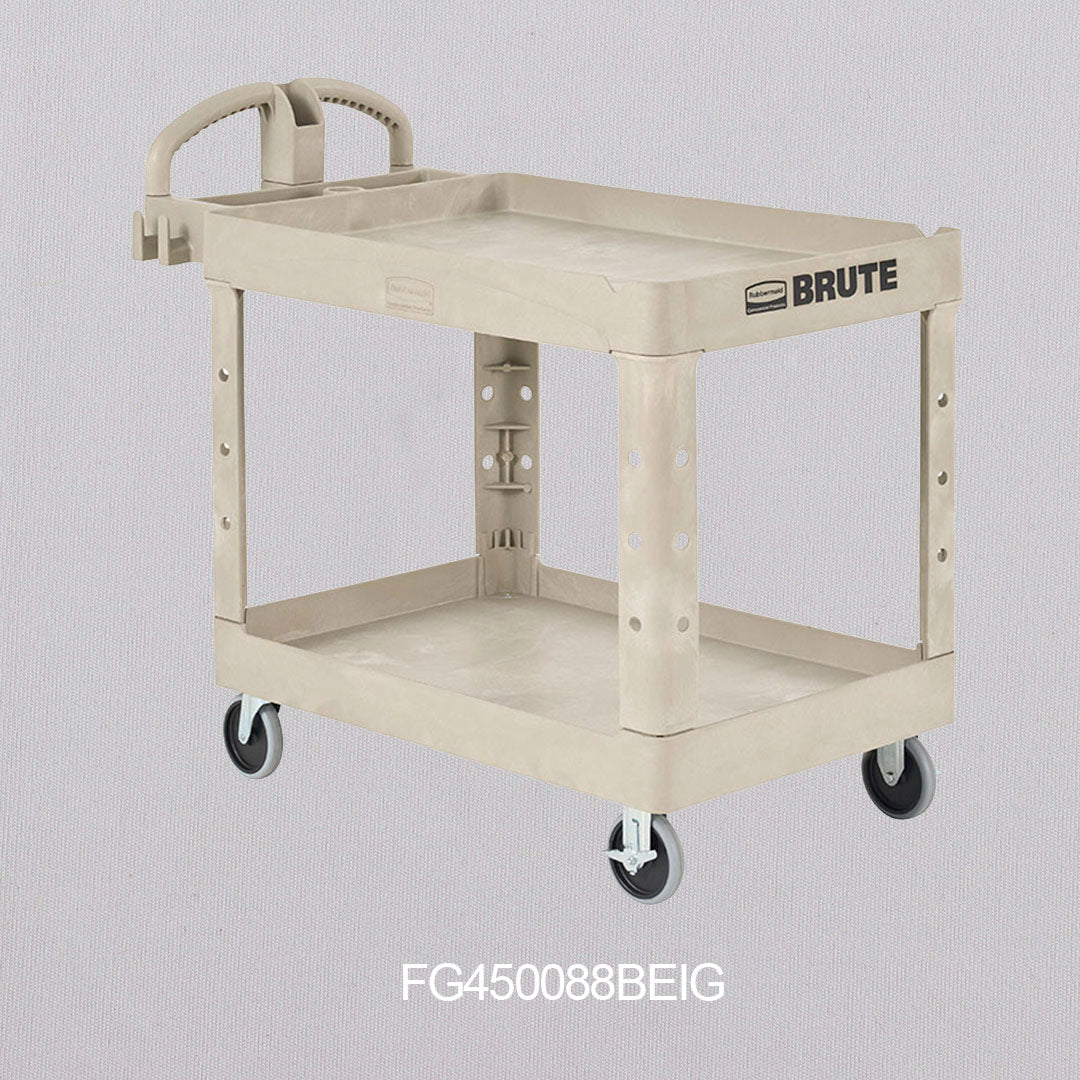Rubbermaid Two-Shelf Heavy Duty Utility Carts