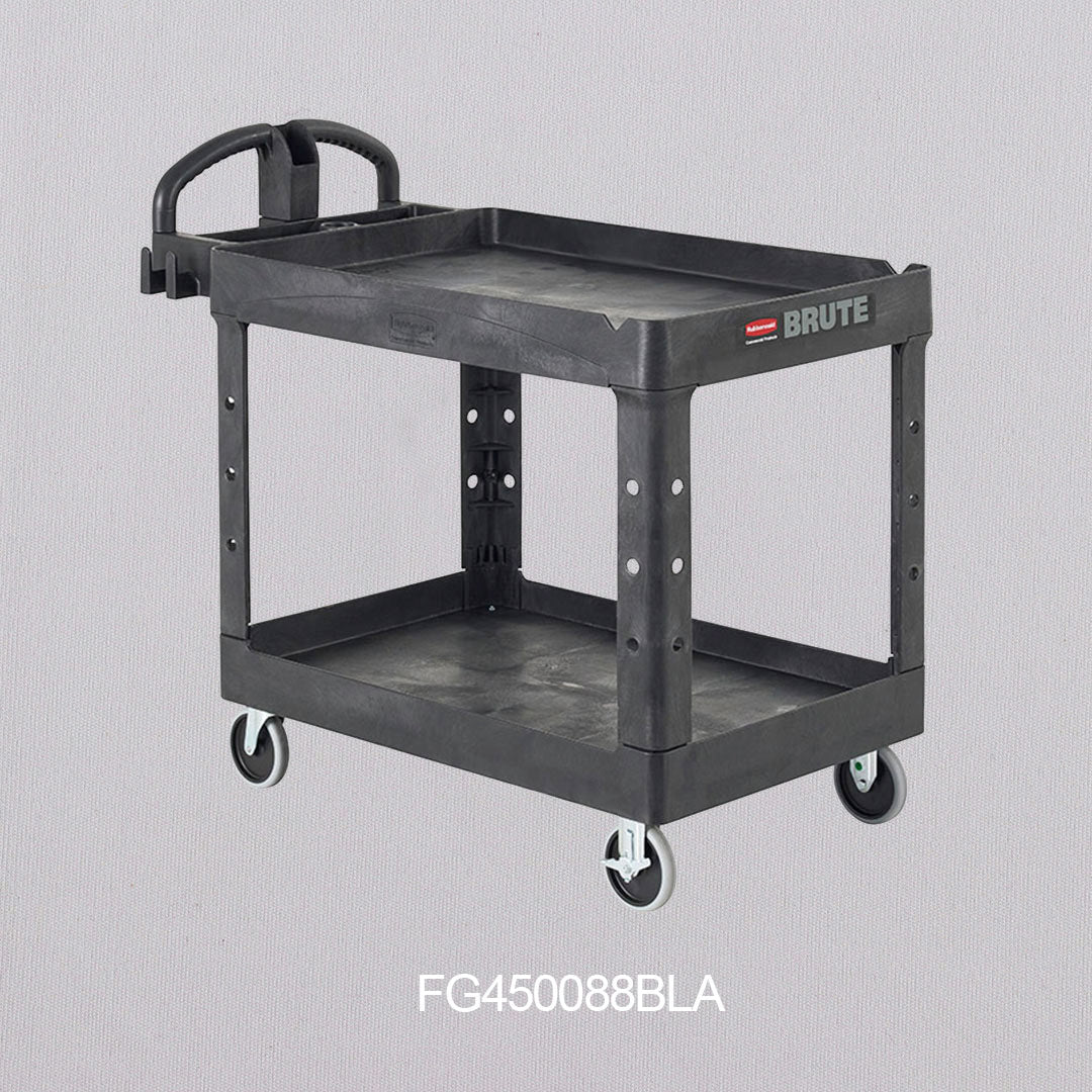 Rubbermaid Two-Shelf Heavy Duty Utility Carts