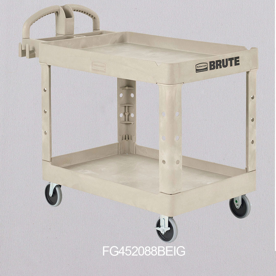 Rubbermaid Two-Shelf Heavy Duty Utility Carts