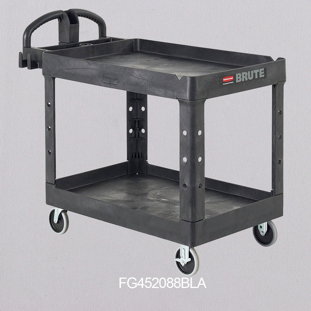 Rubbermaid Two-Shelf Heavy Duty Utility Carts
