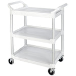 Rubbermaid Three-Shelf Utility Carts