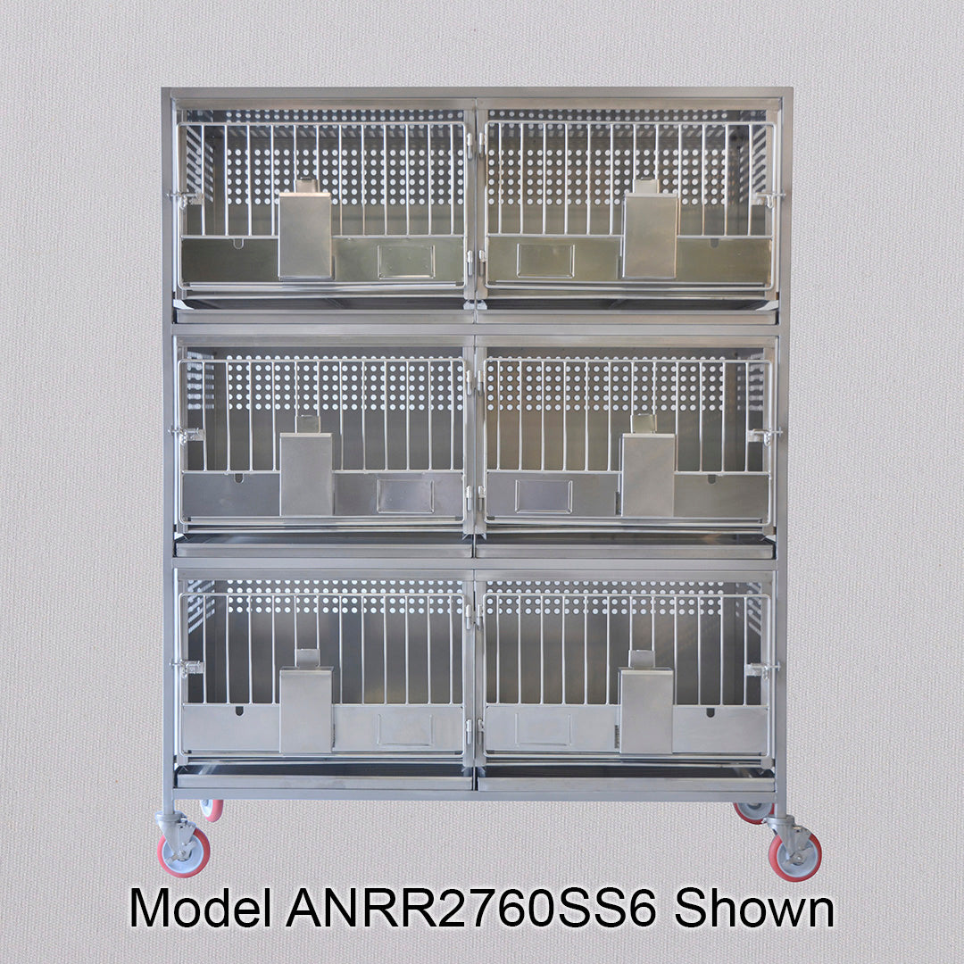 Custom Rabbit Cage Racks Ancare