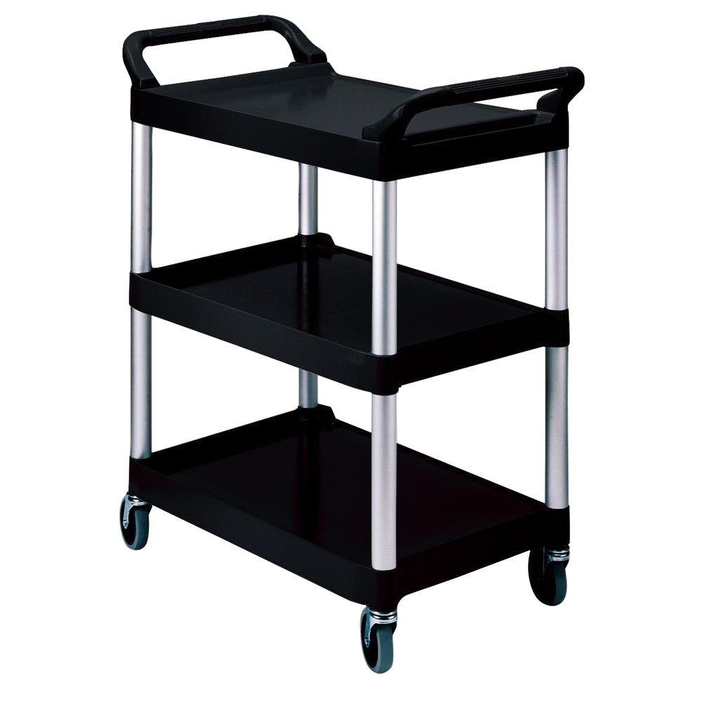 Rubbermaid Three-Shelf Utility Carts