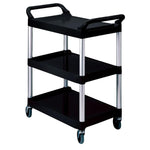Rubbermaid Three-Shelf Utility Carts
