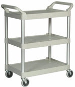Rubbermaid Three-Shelf Utility Carts
